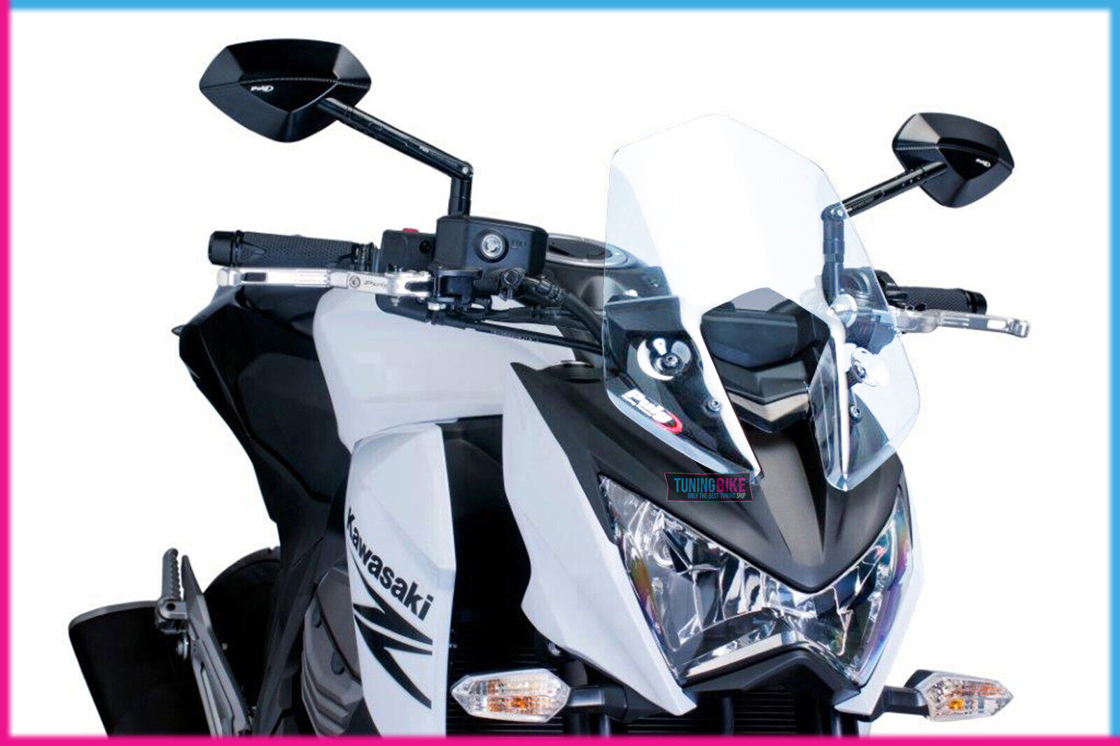 PUIG CUPOLINO NAKED N.G. SPORT PER KAWASAKI Z800E 2013 TRASPARENTE