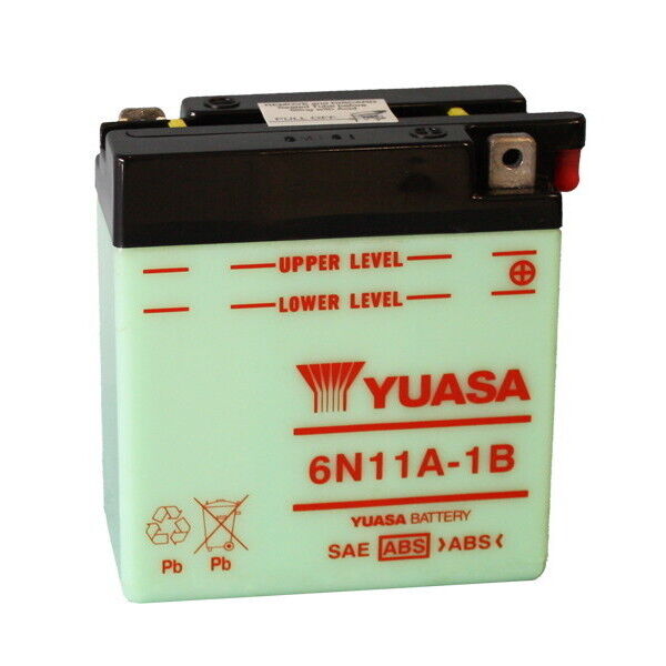 BENELLI 2C 2T 125 1976-1978 BATTERIA YUASA 6N11A-1B 6V/11AH