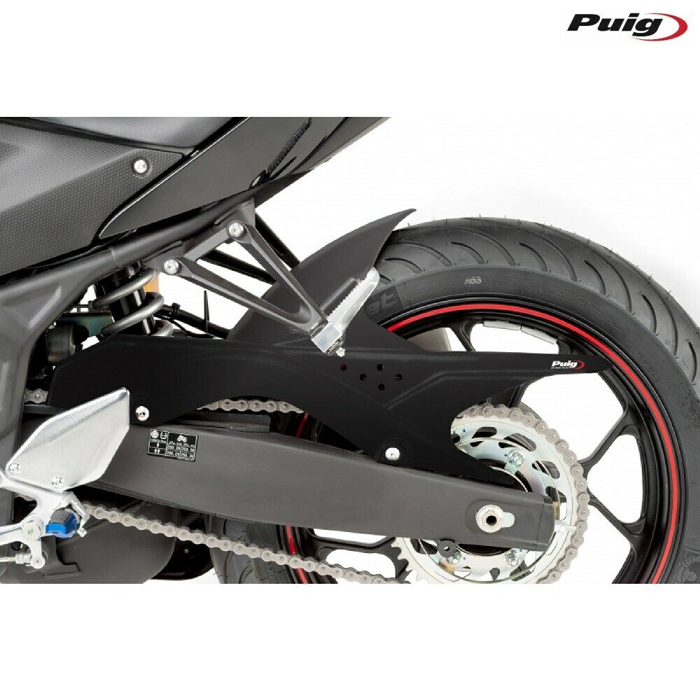 GUARDABARROS TRASERO PUIG YAMAHA YZF-R3 2017 NEGRO MATE