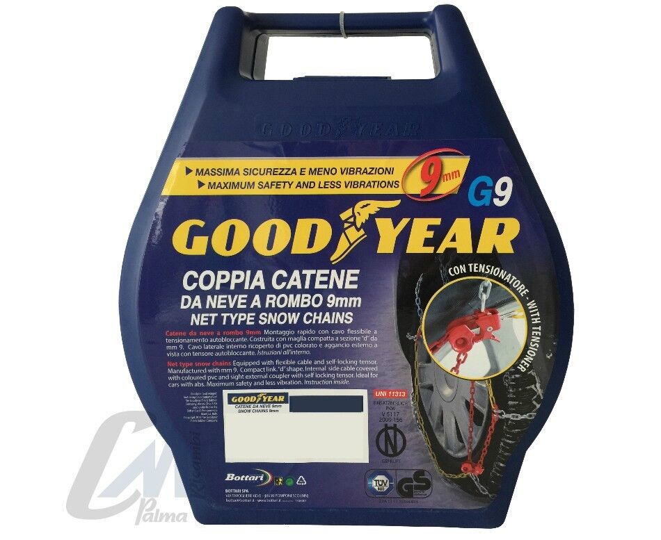 070 77905 CATENE DA NEVE GOODYEAR G9 200/60-365 210/55-365 195/65-365 200/65-340
