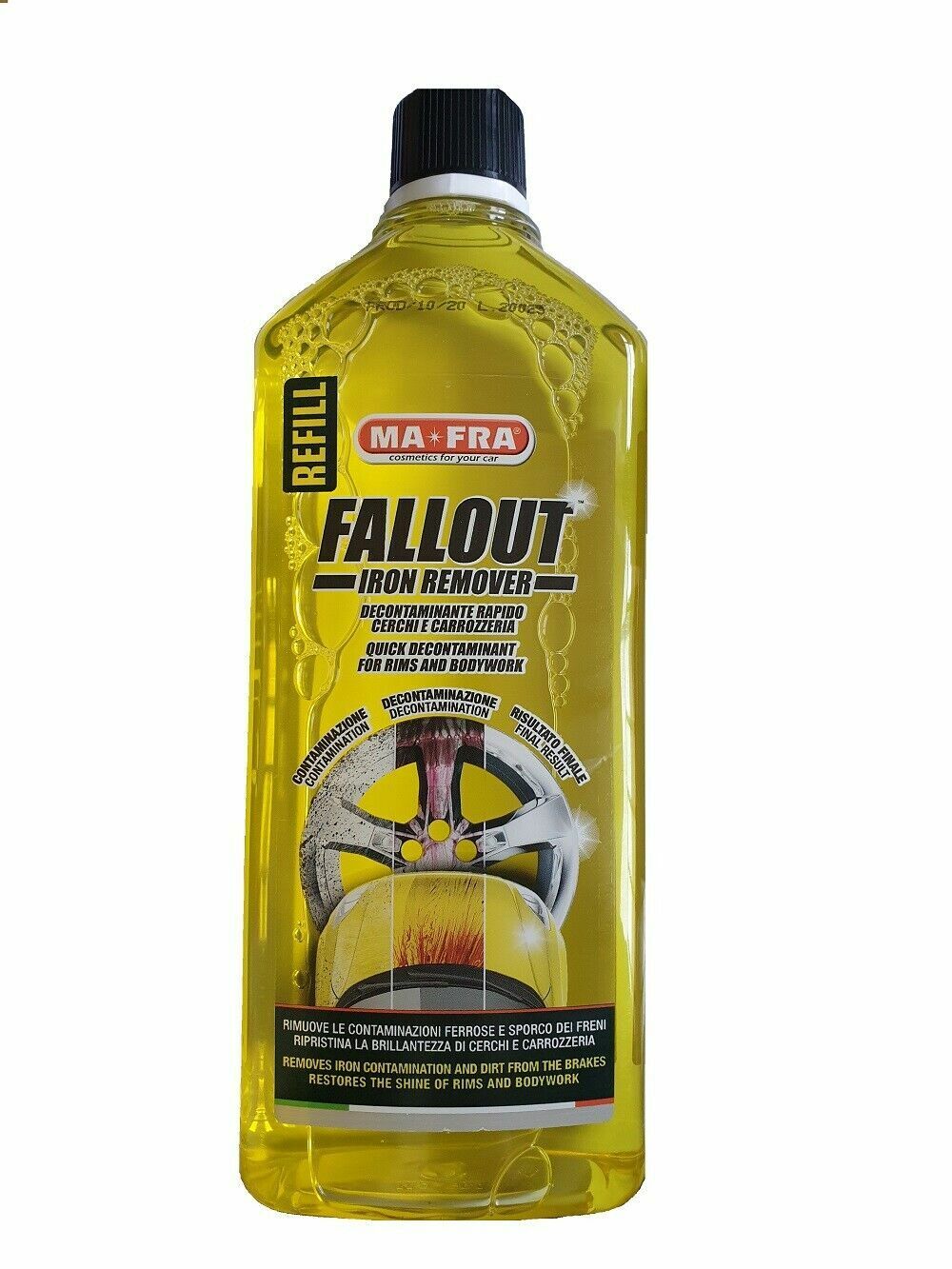 MAFRA FALLOUT DECONTAMINANTE RAPIDO CERCHI CARROZZERIA ELIMINA RESIDUI FERROSI