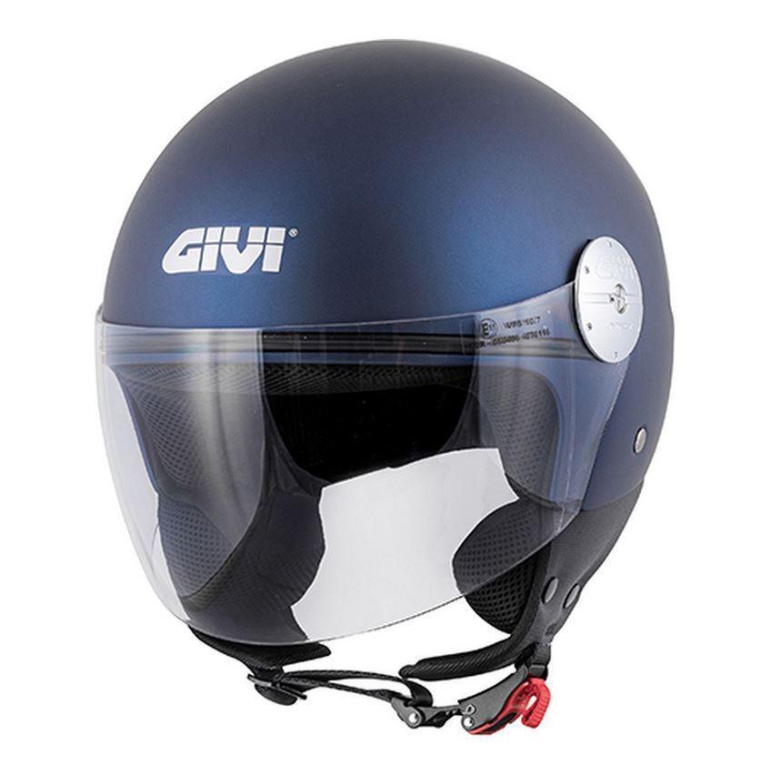 CASCO Demi jet GIVI  D-JET 10.7 MINI-J Blu Scuro Opaco Taglia Size XS