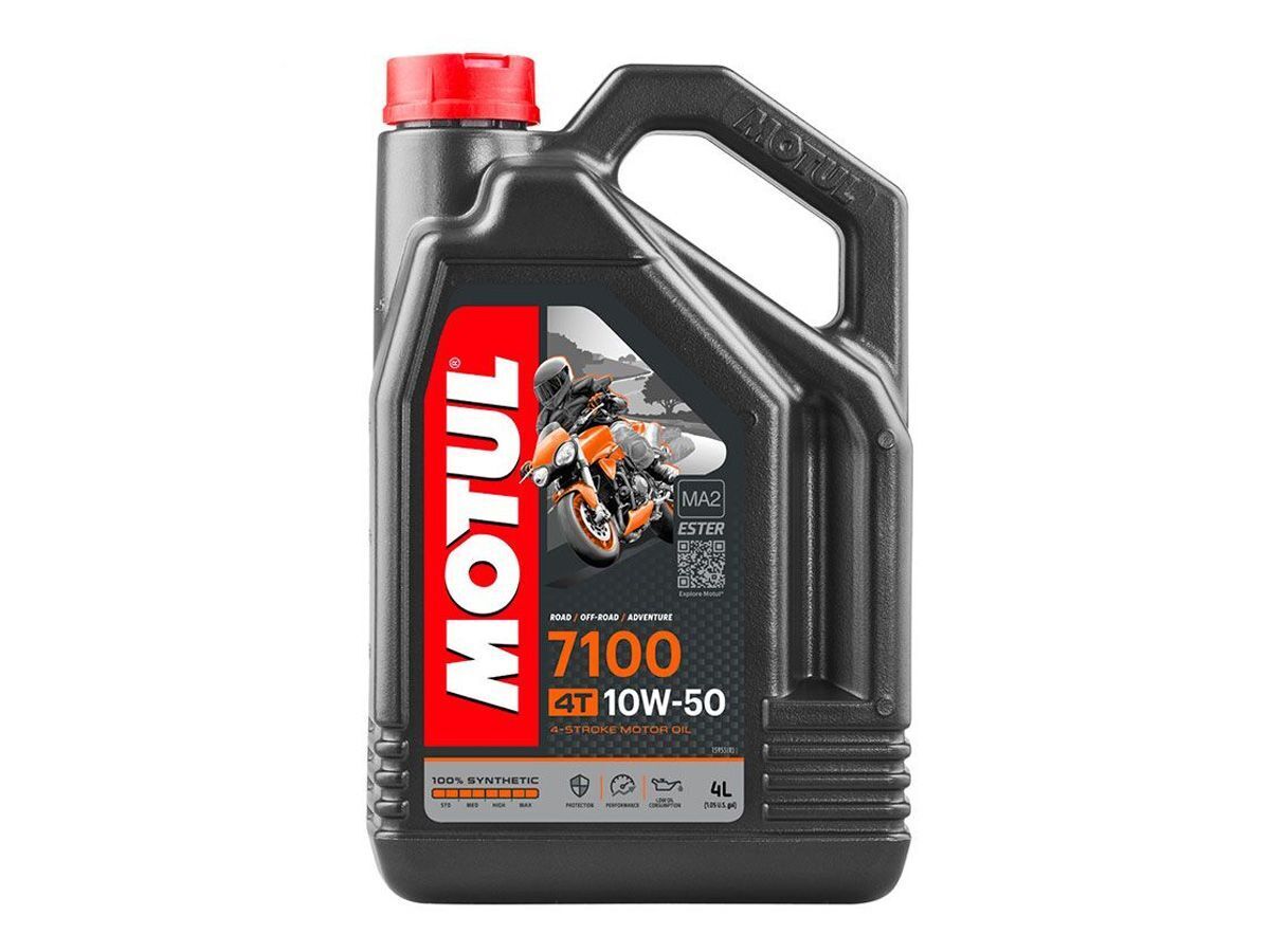 OLIO MOTORE MOTO 4T MOTUL 7100 10W50 4LT 100% SINTETICO