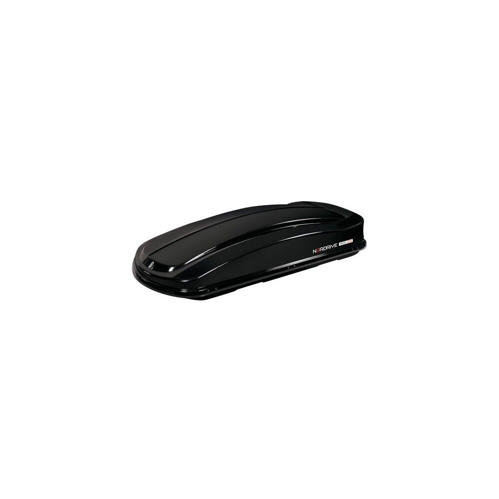 Nordrive 430 Baule portapacchi box tetto in ABS 430 litri nero lucido
