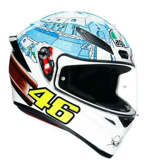 Casco integrale AGV K1 Top Rossi Winter Test 2017 Taglia S