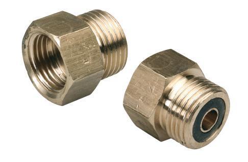 RIDUZIONE BOMBOLA ITALIA W20X1/14"SX F REGOLATORE TEDESCO W21.8X1/14" SX M
