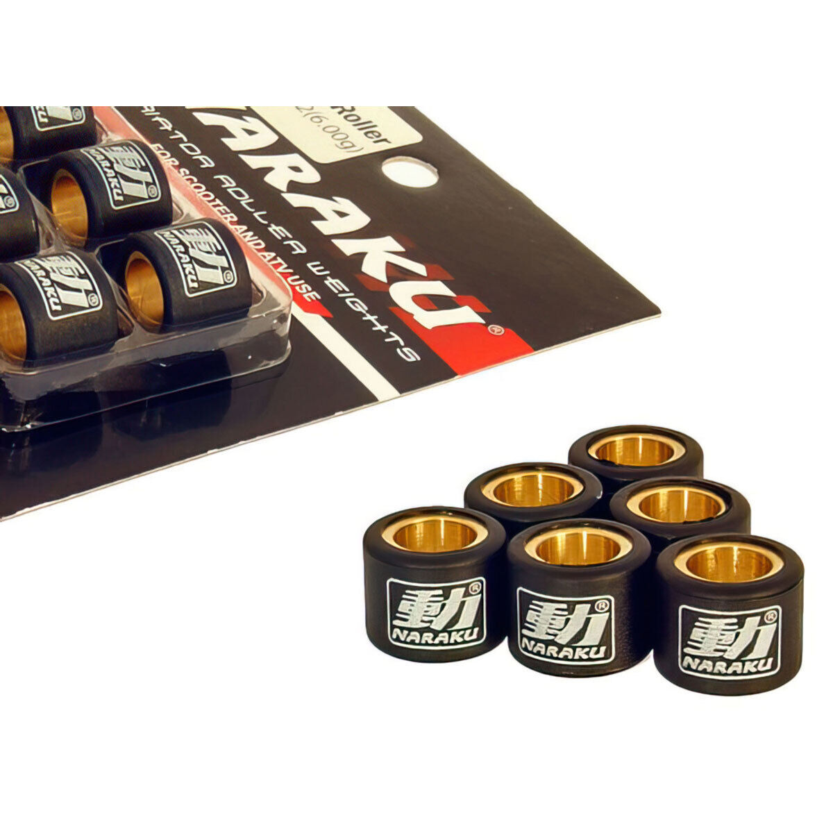 Rulli variatore Naraku 4,5 gr 6 pezzi