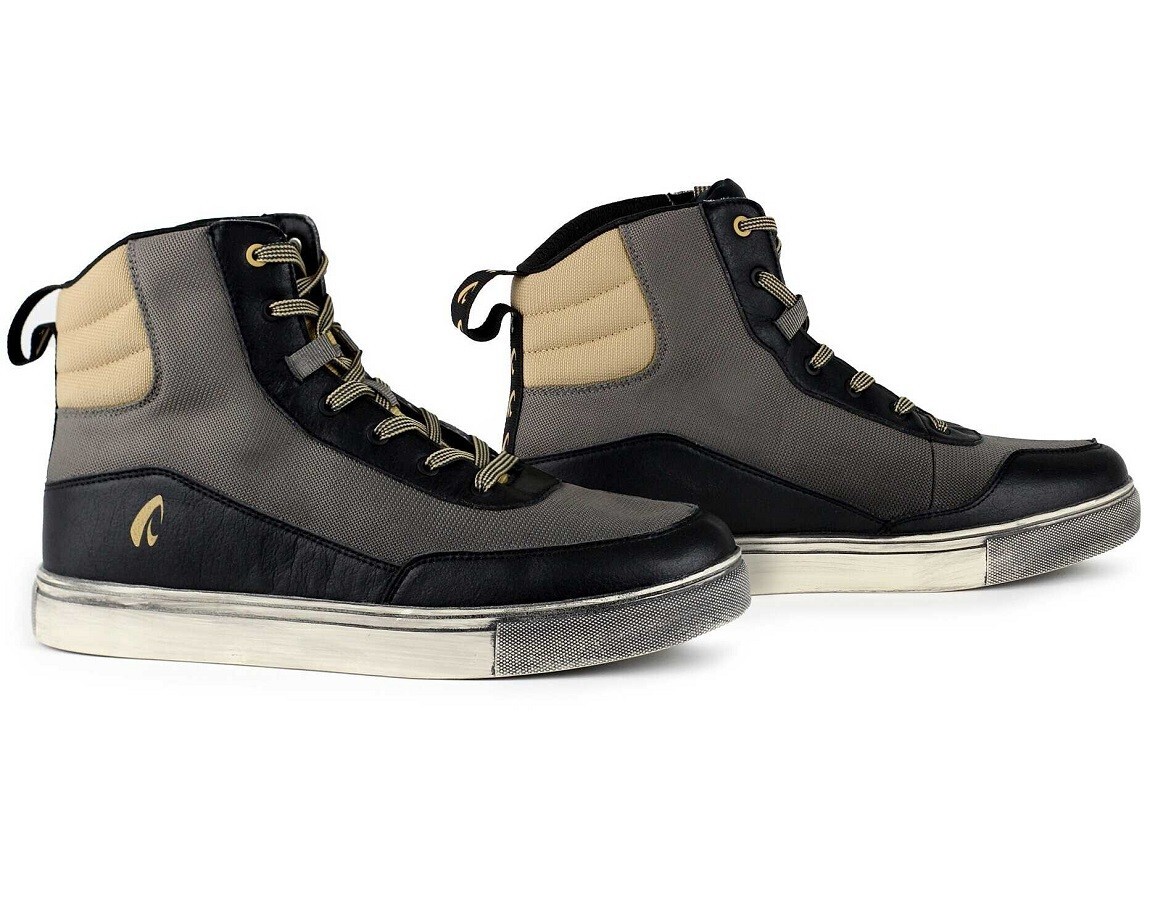 SCARPE SHOES MOTO FORMA MILANO FLOW BLACK ECRU' NERO TG 42  - CERTIFICATE