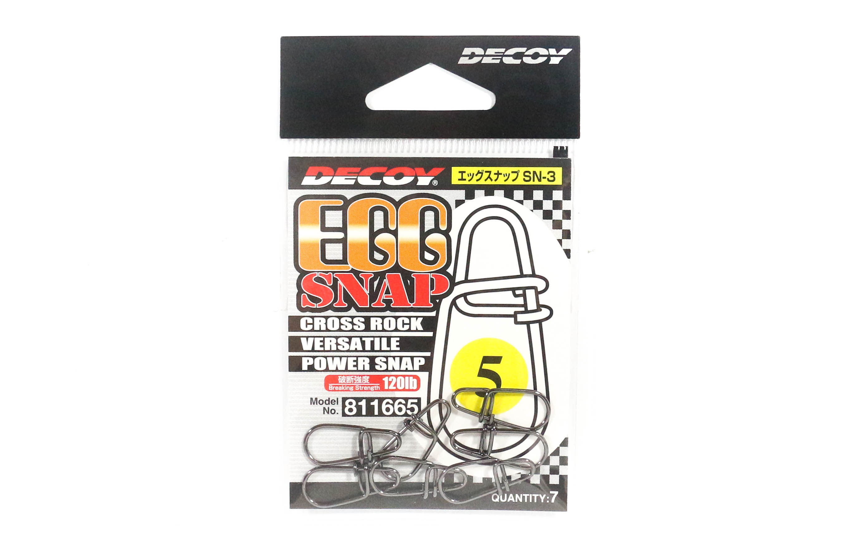 Decoy SN-3 Egg Snap Powerful Cross Lock Snap Size 5 (1665)