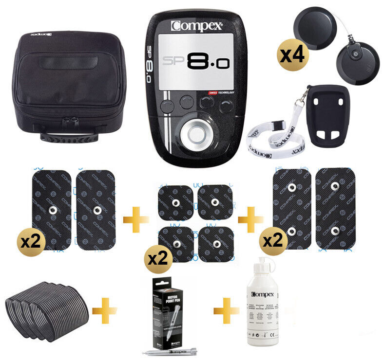 COMPEX ELETTROSTIMOLATORE SP 8.0 SPECIAL EDITION + OMAGGI VARI