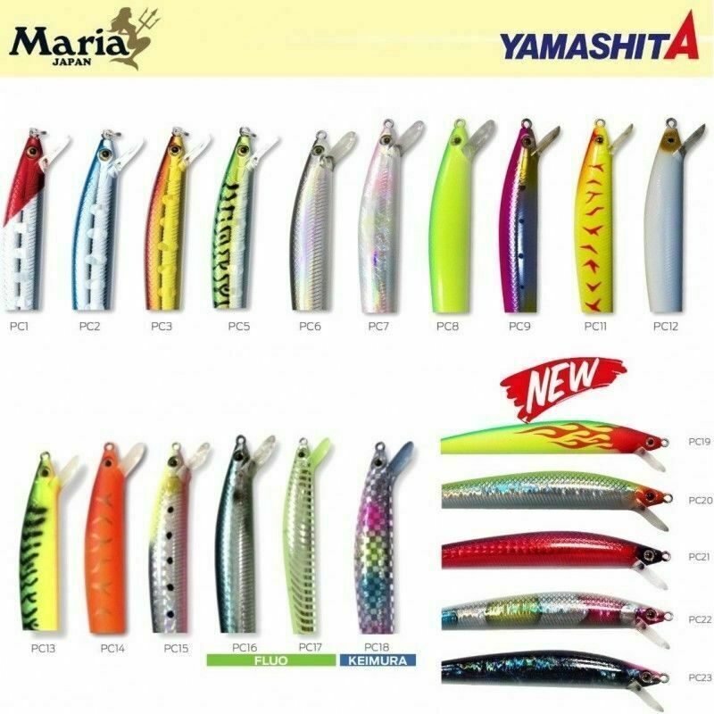 PRINCESS CALAMARI Artificiale PC11 Yamashita 100 mm 10 cm GLOW body MARIA