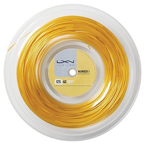 Wilson LUXILON 4G Soft 125 Bobina, Oro, 16L-Gauge ‎WRZ990143 Giallo NUOVO