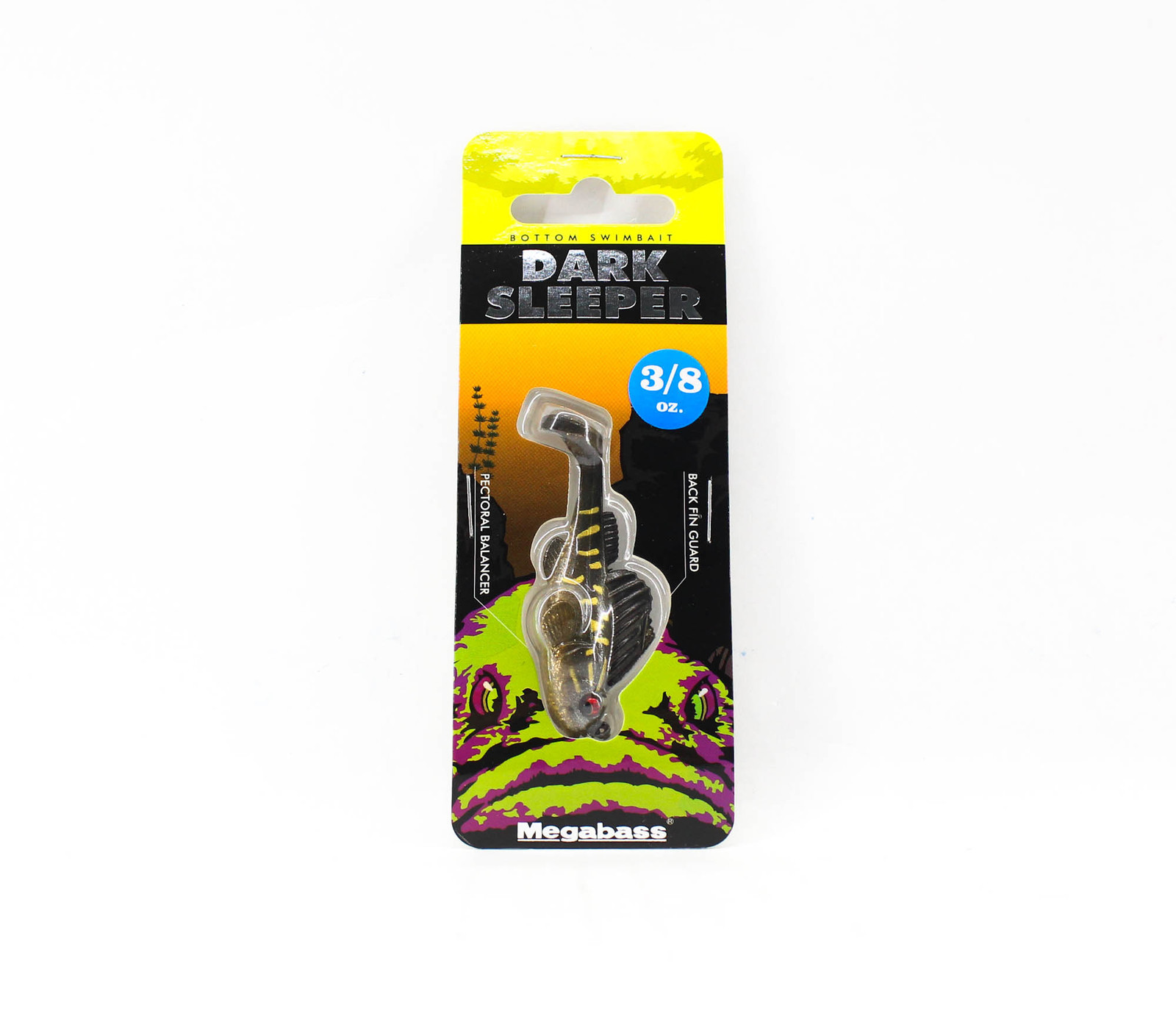 Megabass Soft Esca Dark Sleeper 2.4 Inch 3/8 oz Donko (2352)