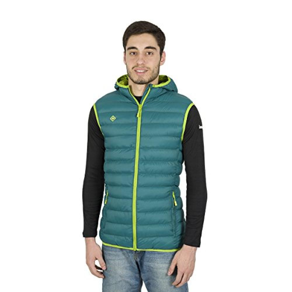 (TG. XL) Izas Nepal Nepal, Uomo, Dark Aqua/Lime, XL - NUOVO