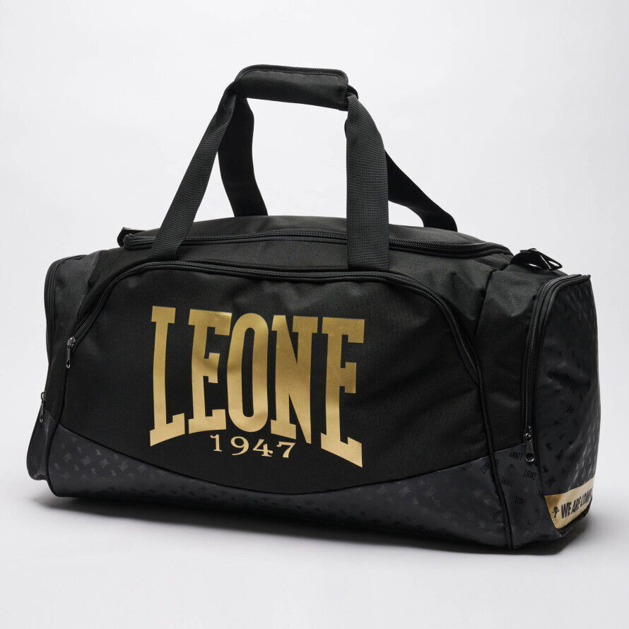 Leone 1947 Borsone Palestra Unisex DNA, 75 Lt -  01 (Nero/Oro)