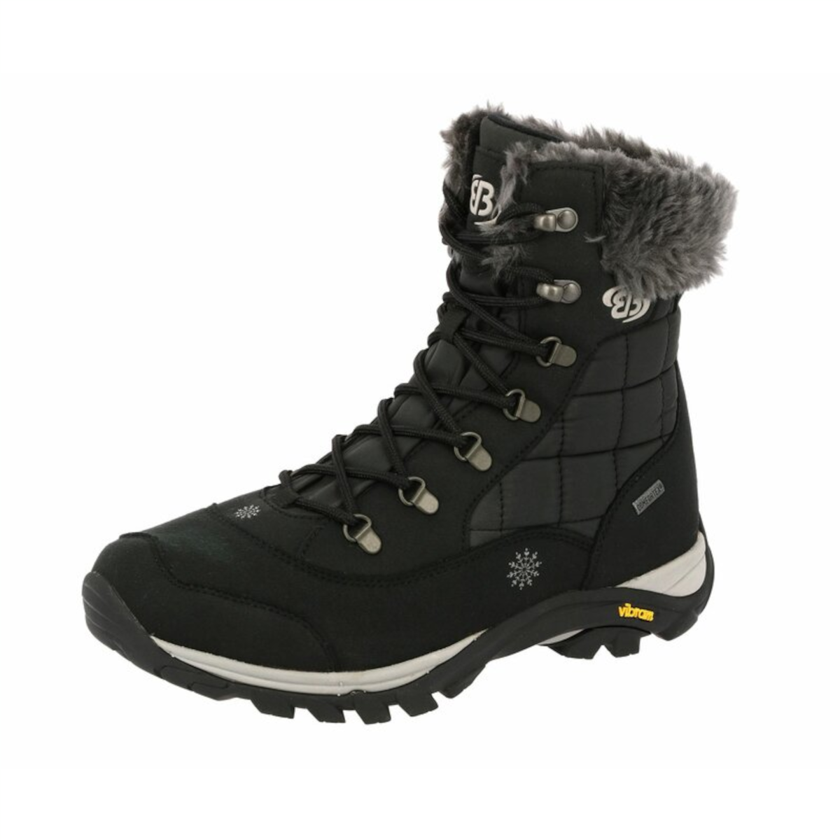 Scarpe da trekking Brütting-Scarponi da neve Himalaya con comfortex-Nero