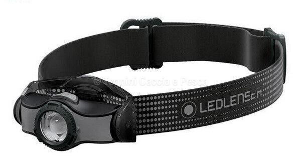 TORCIA LED LENSER MH3 faro LED GREY BLACK HEADLAMP