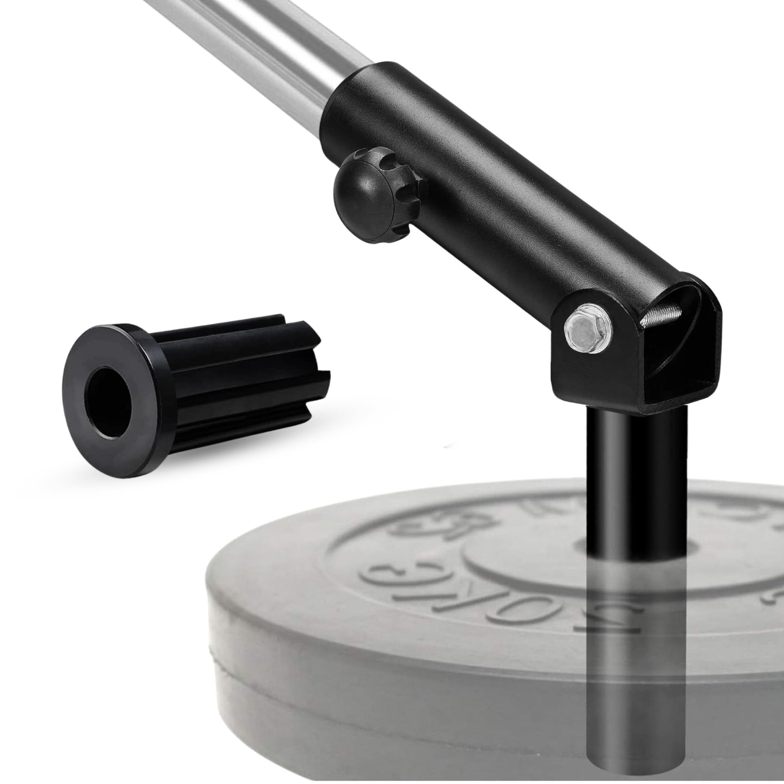 Yes4All 63ML Inserto nero per vogatore a T con barra olimpica da 5 cm, (x2K)