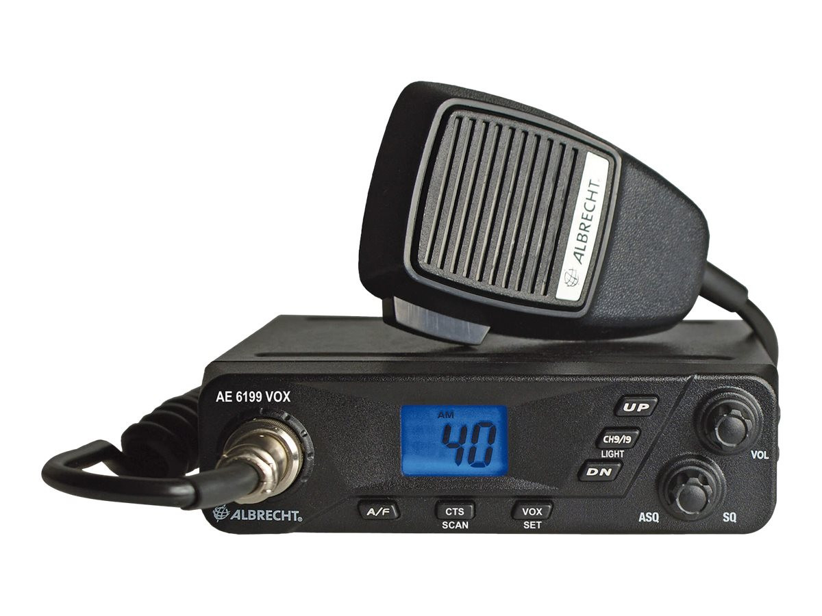 Albrecht AE 6199 VOX Mobile CB radio CB radio Walkie Talkie 12699.01