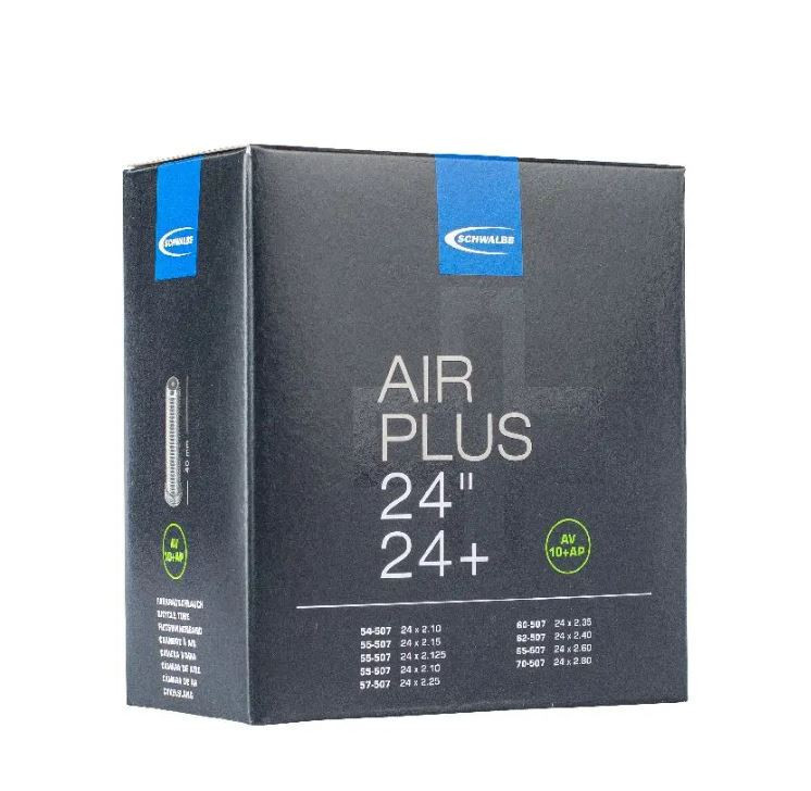 Schwalbe Camera D'aria Nr.10+AP AIR PLUS 24+" ETRTO 54/70-507 AV 40mm
