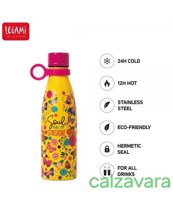 Legami Borraccia Bottiglia Termica 500ml Hot&Cold - Butterfly