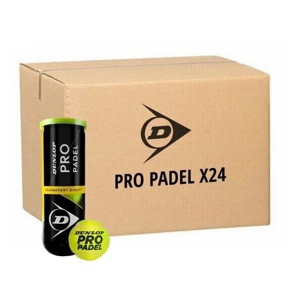 DUNLOP TB PRO PADEL - CARTONE A 24 TUBI DA 3 PALLE