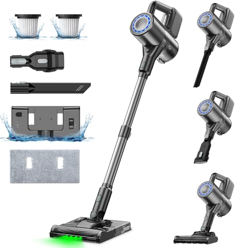 Verslife Aspirapolvere Senza Fili S7Plus, Scopa Elettrica Lava E Aspira, 40Kpa Potente Aspirazione, Leggero & Versatile, Eccellente Per La Pulizia Di 