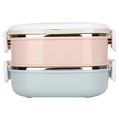 Lunch Box Coibentato, Lunch Box Termico In Acciaio Inox, Lunch Box Contenitore Termico Per Alimenti Isolato In Acciaio Inossidabile Portatile Per Stud