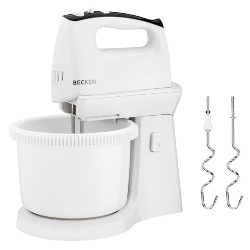 Becken 6309896 Impastatrice, Plastica, 5 Velocità, Bianco