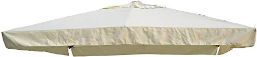 Gardenia Telo Ricambio Ombrellone 3X4, Ecrù
