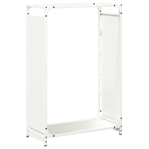 Vidaxl Rastrelliera Per Legna Da Ardere Bianca 60X28X90 Cm, Portalegna Per Caminetto, Portalegna, Supporto Per Legna Da Ardere