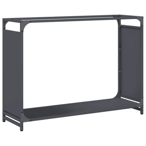 Vidaxl Rastrelliera Per Legna Da Ardere Antracite 90X28X65 Cm