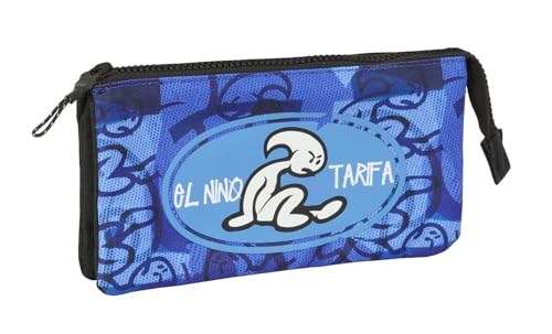 Safta El Bambino Roller - Astuccio Triplo, Astuccio Per Bambini, Ideale Per Bambini In Età Scolastica, Comodo E Versatile, Qualità E Resistenza, 22 X