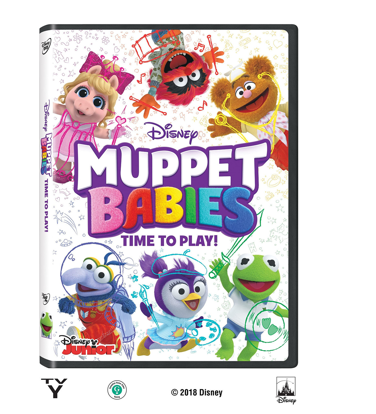 Muppet Babies: Time To Play! (DVD) Matt Danner Melanie Harrison Eric Bauza