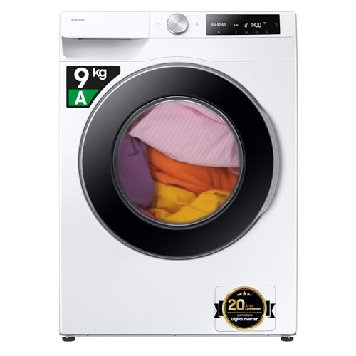 Samsung Lavatrice Ai Control Ww90Dg6U25Le/U3 Libera Installazione, 9 Kg, 1400 Rpm, Wifi, Ecolavaggio Rapido 39', Vapore, Carica Frontale, 60L X 85H X