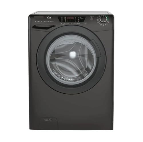Hes12104Twmbb6-S - Lavatrice Da 10 Kg, Caricamento Frontale, 1200 Giri, Nero, Classe Energetica A