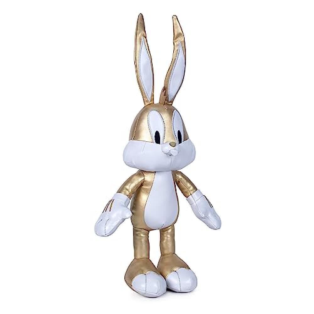 Famosa Softies - Peluche Bugs Bunny, 100 Anniversario Warner Bross, colore oro e