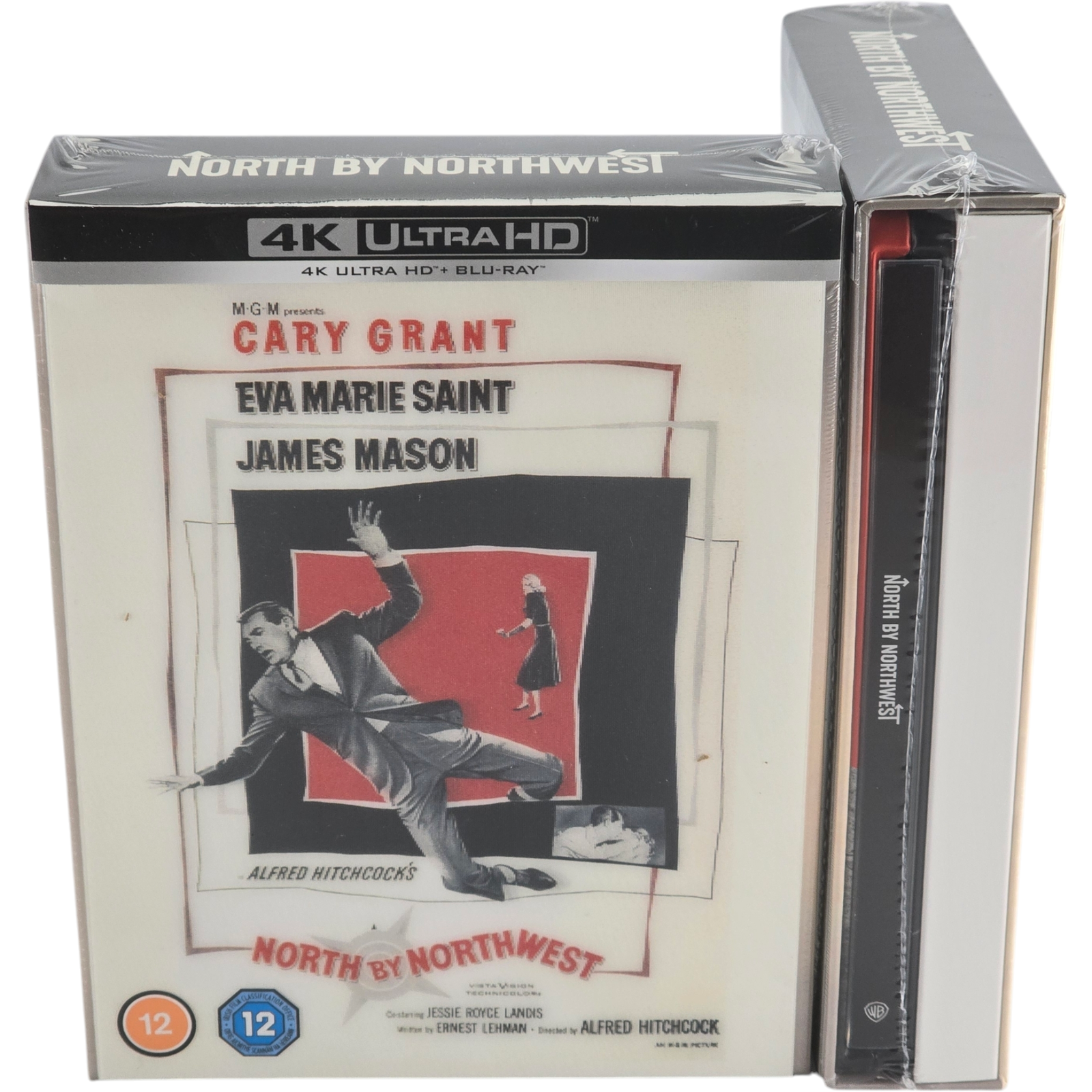 North By Northwest 4K Ultra HD + Blu-Ray Steelbook Collector Alfred Hitchcock B