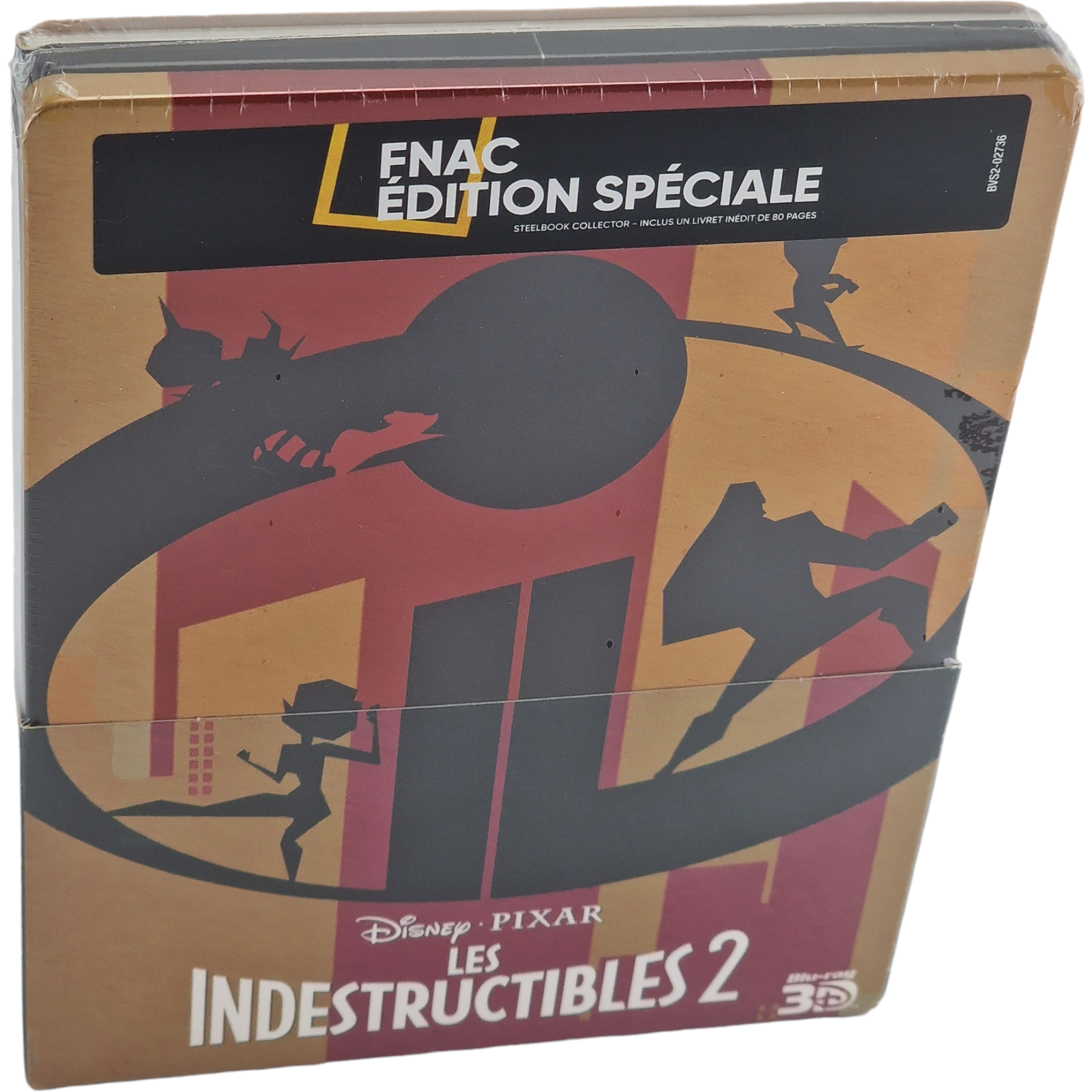 Gli Incredibili 2 Steelbook Blu-ray 3D + 2D + Bonus Fnac Disney Regione B