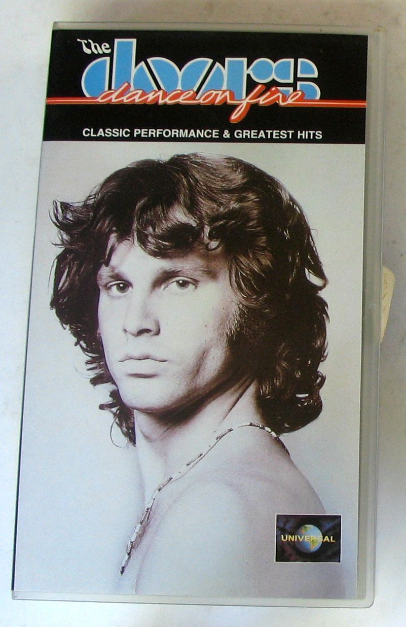 DOORS - DANCE ON FIRE, CLASSIC PERFORMANCE & GREATEST HITS- VHS Never Played