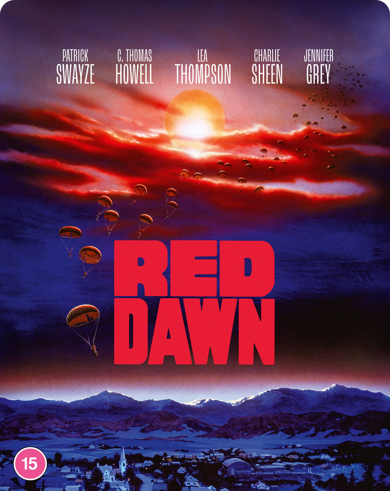 Red Dawn Steelbook (4K UHD Blu-ray) C. Thomas Howell Charlie Sheen Jennifer Grey
