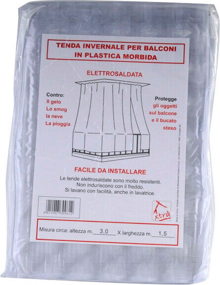 Xtra Tenda Balcone in PVC 350x400 Bianco 572109