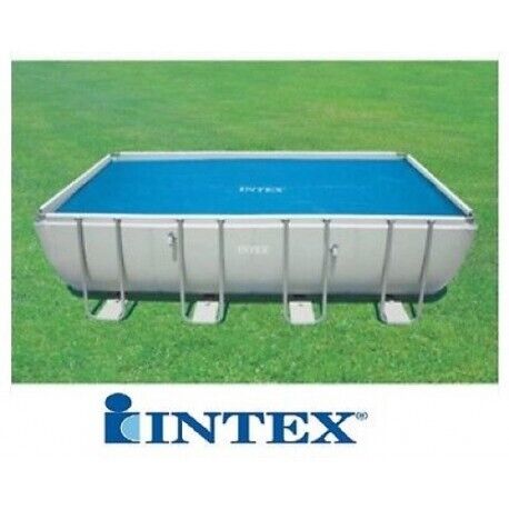 TELO COPERTURA TERMICO PER PISCINA 732X366 INTEX RETTANGOLARE RISCALDA ACQUA