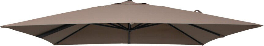 VivaGarden Telo per Ombrellone Positano Taupe 3x4 in Poliestere m 3x4 Taupe
