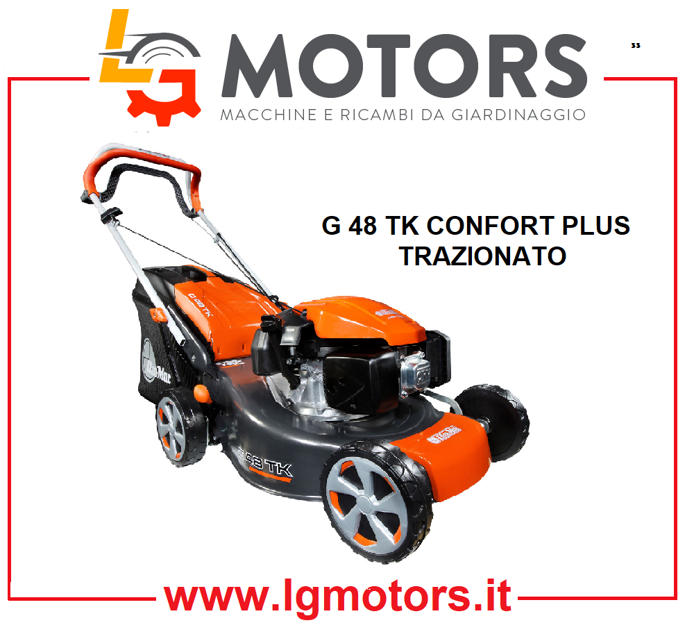 TAGLIAERBA RASAERBA SEMOVENTE  OLEOMAC G 48 TK CONFORT PLUS