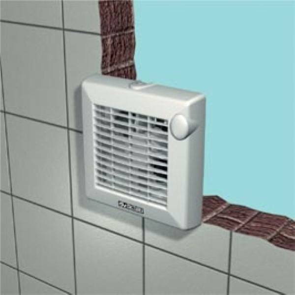 VORTICE ASPIRATORE ELICOIDALE DA MURO COLORE BIANCO M 100/4 AT HCS LL 0000011616
