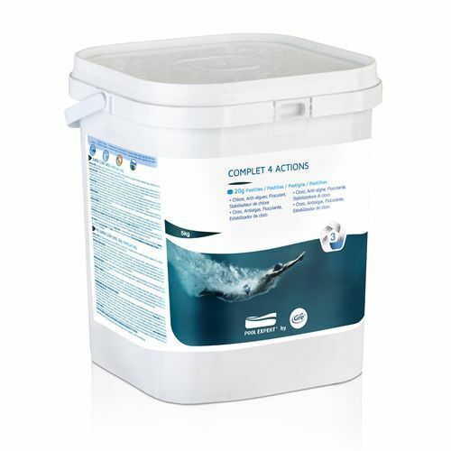 Multifunzione Complet Gre in pastiglie per piscina da 5 kg con cloro