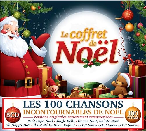 Audio Cd Coffret De Noel (Le): Les 100 Chansons Incontournables De Noel / Various (5 Cd)
