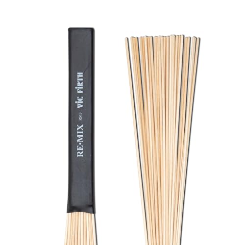 Vic Firth - Spazzole Per Batteria ReˑMix Brushes - Tasselli Di Betulla - Fascia Media