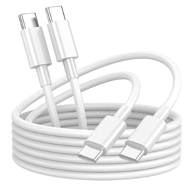 Cavo Da Usb C A Usb C 2Pz 1.8 Metri Usb C Tipo C Cavo Pd 60W Usb C Tipo-C Carica Veloce Per Iphone 16 15 Pro Max Plus/Samsung Galaxy/Ipad Pro/Macbook/